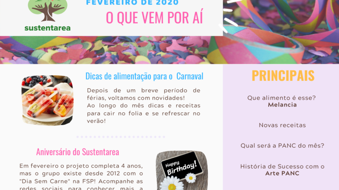Novidades do mês: FEVEREIRO